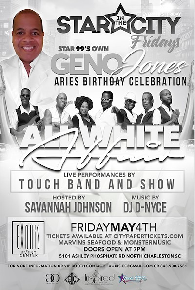 all white affair tickets exquis event center north charleston all white birthday party flyer