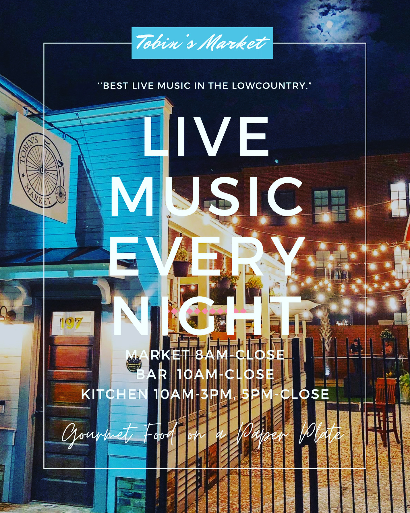 Layton Meacham Tickets Tobin's Market Charleston, SC Sat, Sep 19