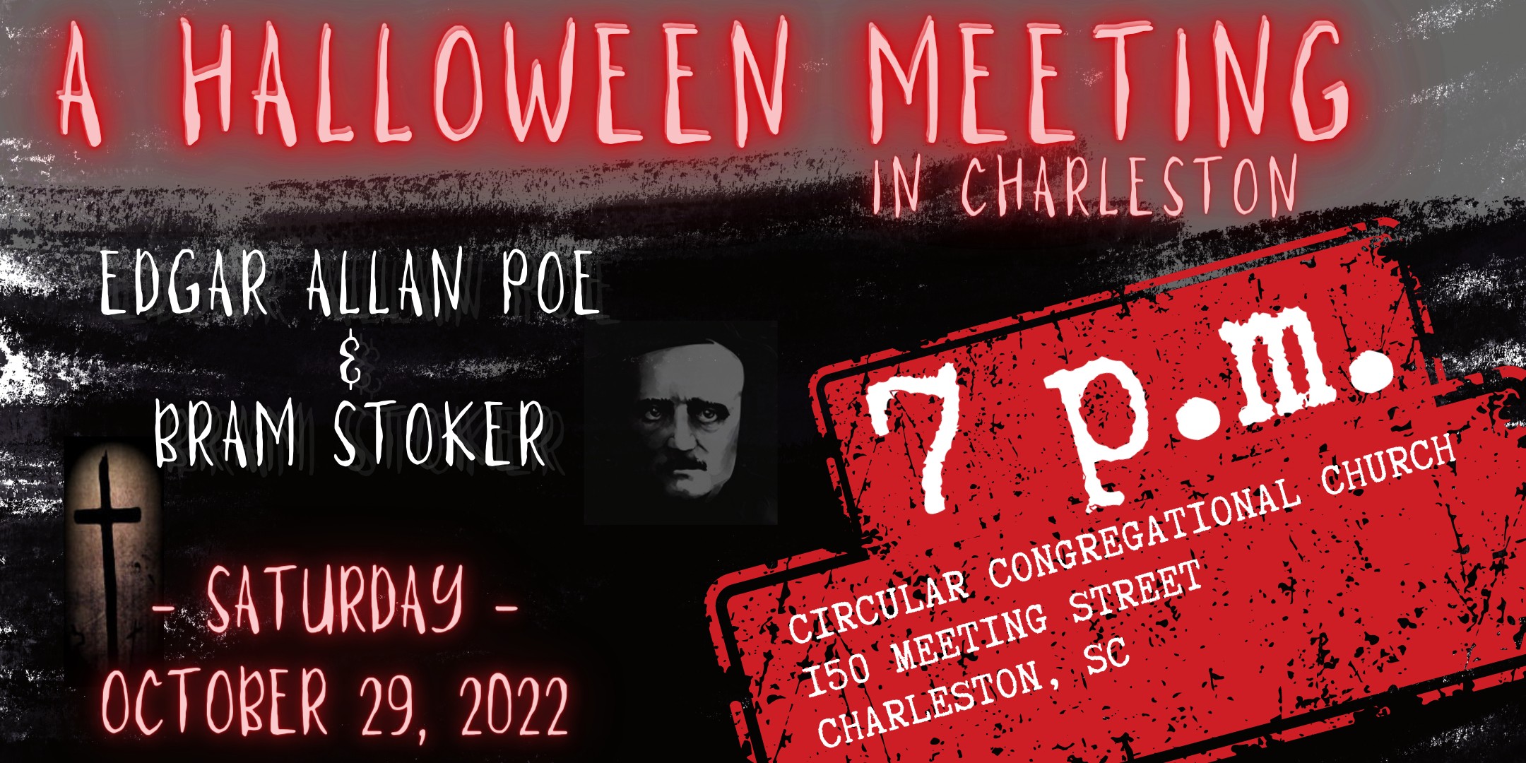 A Halloween Meeting in Charleston Edgar Allan Poe & Bram Stoker