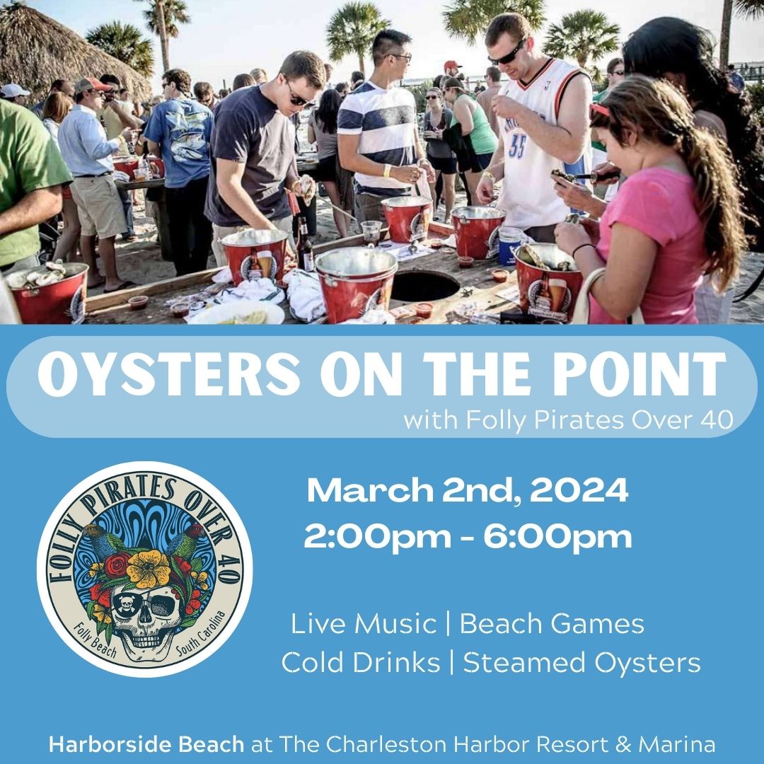 Oysters on the Point with Folly Pirates Over 40 Tickets Charleston