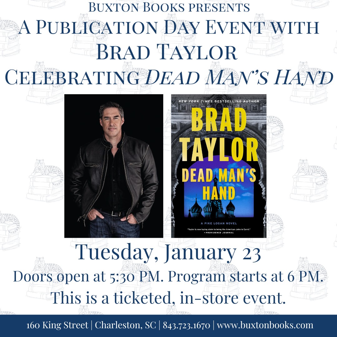 A Publication Day Event with Brad Taylor, celebrating Dead Man's Hand