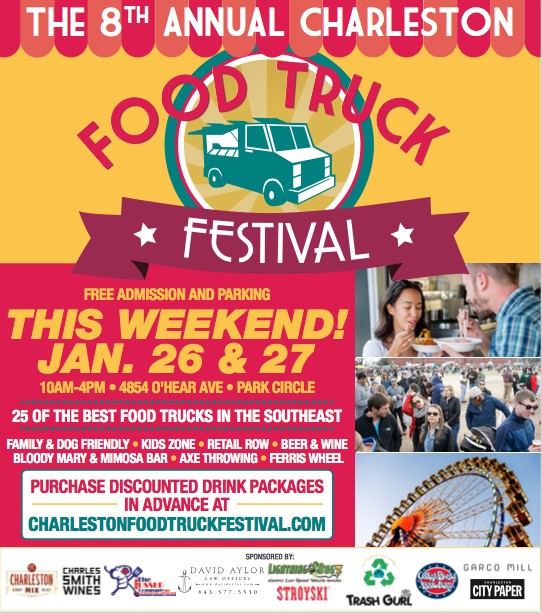 Charleston Food Truck Festival Tickets Garco Mill N CHARLESTON, SC